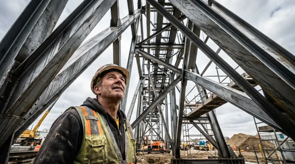 осмотр металлической конструкции