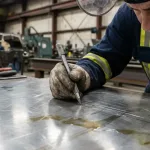 маркировка металлической детали